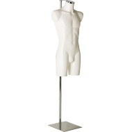 Aquarius display forms male, white finish with Stand