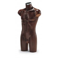 Aquarius Torso Only male, leather-paint finish