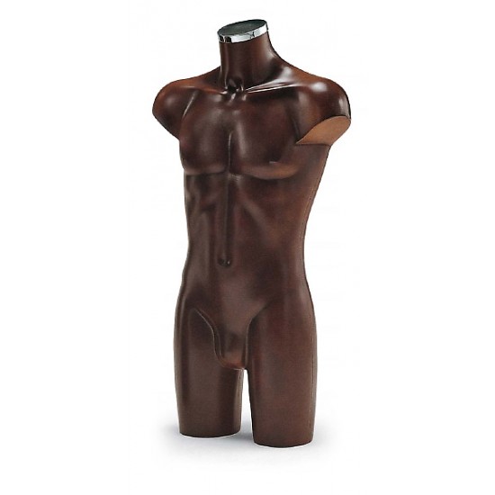Aquarius Torso Only male, leather-paint finish