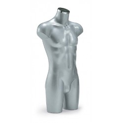 Aquarius Torso Only male, silver finish