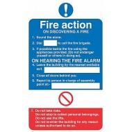 Fire action notice