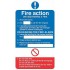 Fire action notice