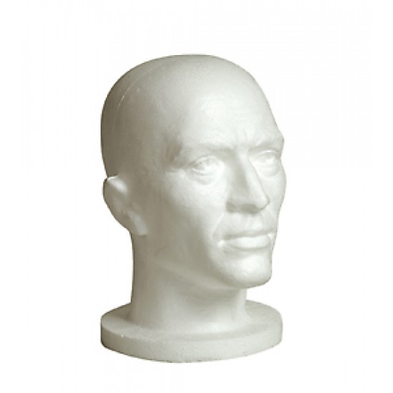 Poly head male white Display Bodies