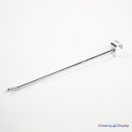 Single Chrome Hook for Rear Support Bar Retail Shelving Accessories
