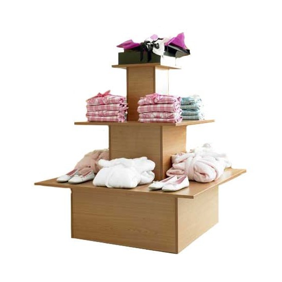 Square 3 tier unit Counters & Display Units
