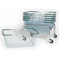 Standard basket stacker chrome