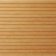 Woodgrain Slatted End Panel - Gondola Bay