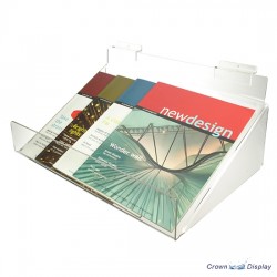 Acrylic Sloping Shelf with extra support