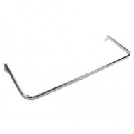 Chrome D Rail for Twin Slot