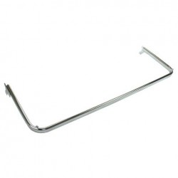 Chrome D Rail for Twin Slot