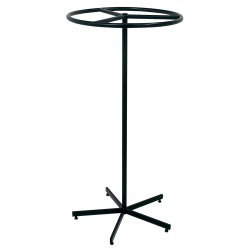 Fixed height circle rail all black