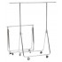 Folding travellers rail