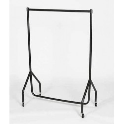 Junior garment rail chrome top