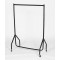 Junior garment rail chrome top