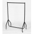 Junior garment rail chrome top