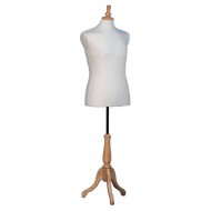 Male bust form long body