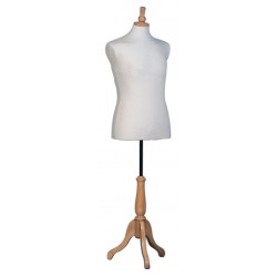 Male bust form long body