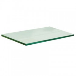 Glass Shelves 600mm wide for slatwall (pack of 4 shelves)