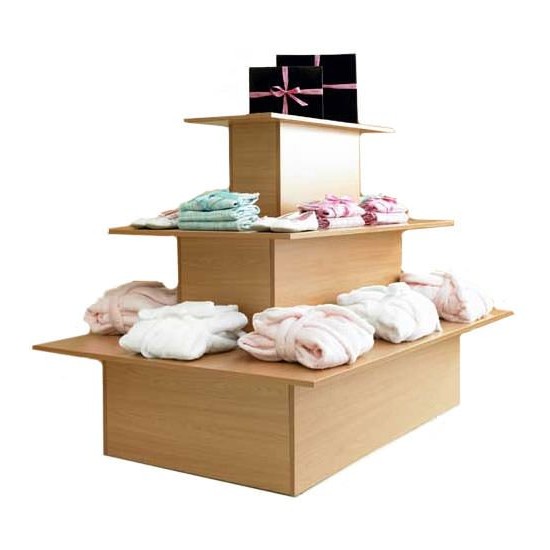 Rectangular 3 tier unit