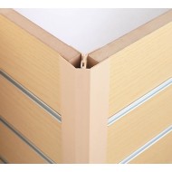 Slat panel corner quadrant