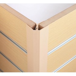 Slat panel corner quadrant