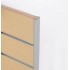 End caps for slat panels