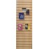 Woodgrain Slatted End Panel - Wall Bay