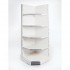  Retail Shelving Wall 90° Corner Unit - 4 x 370 mm Shelves