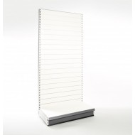  Retail Shelving Wall Unit - Slatwall Back Panels - W1000 mm