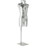 Aquarius display forms male, silver finish with Stand