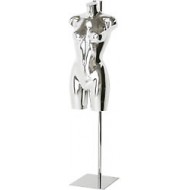 Aquarius display forms female, silver finish with Stand
