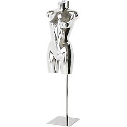 Aquarius display forms female, silver finish with Stand