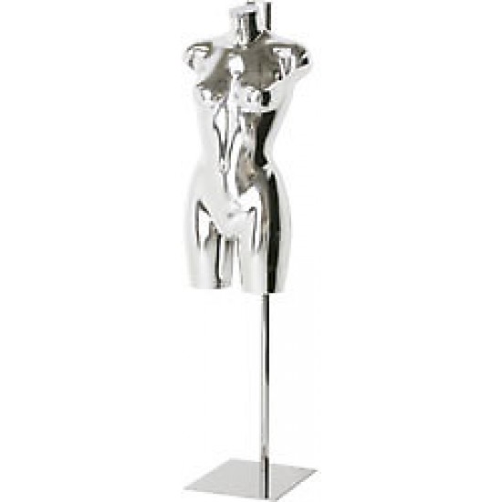 Aquarius display forms female, silver finish with Stand