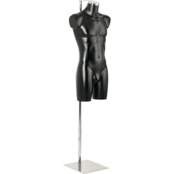 Aquarius display forms male, black finish with Stand