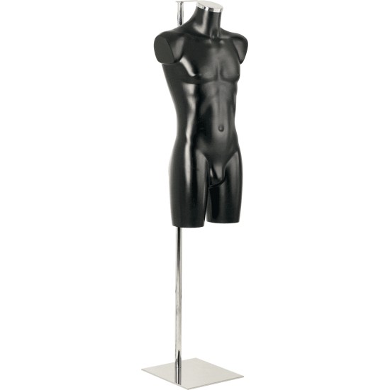 Aquarius display forms male, black finish with Stand