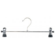 Sliding metal peg hanger