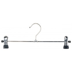 Sliding metal peg hanger