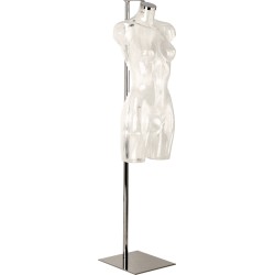 Aquarius Display forms female, clear finish, with Stand